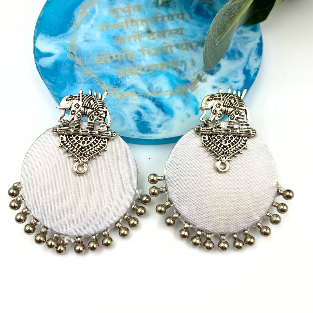 Elephant Studs - Fabric