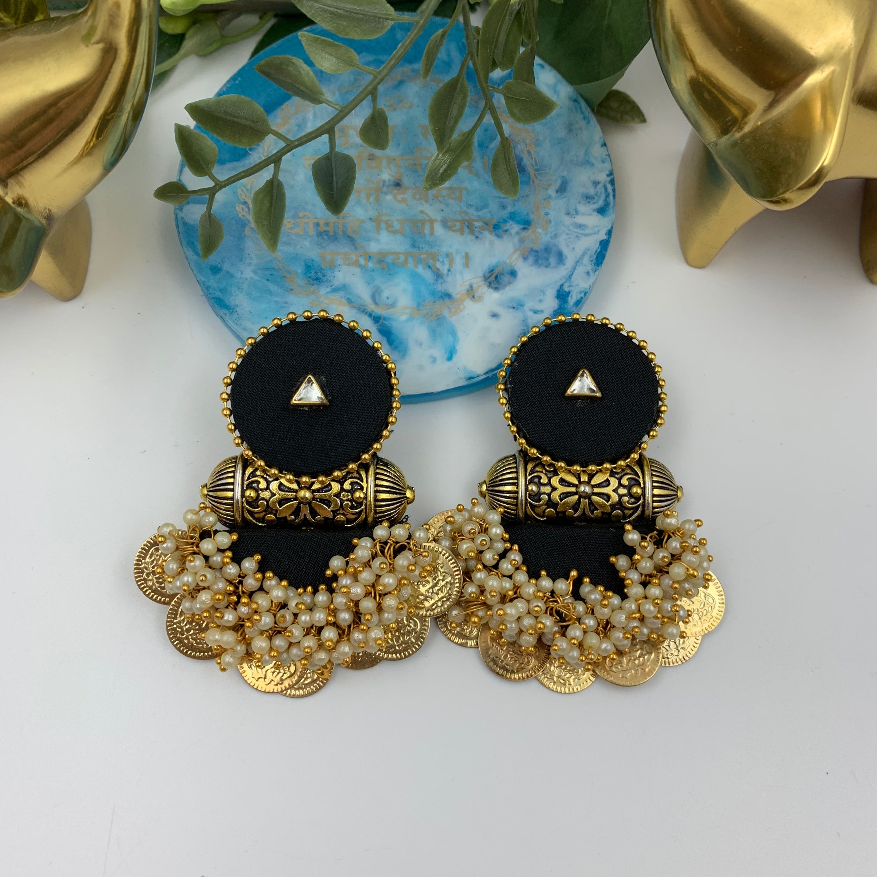 Circular Stud Tabiz Earrings