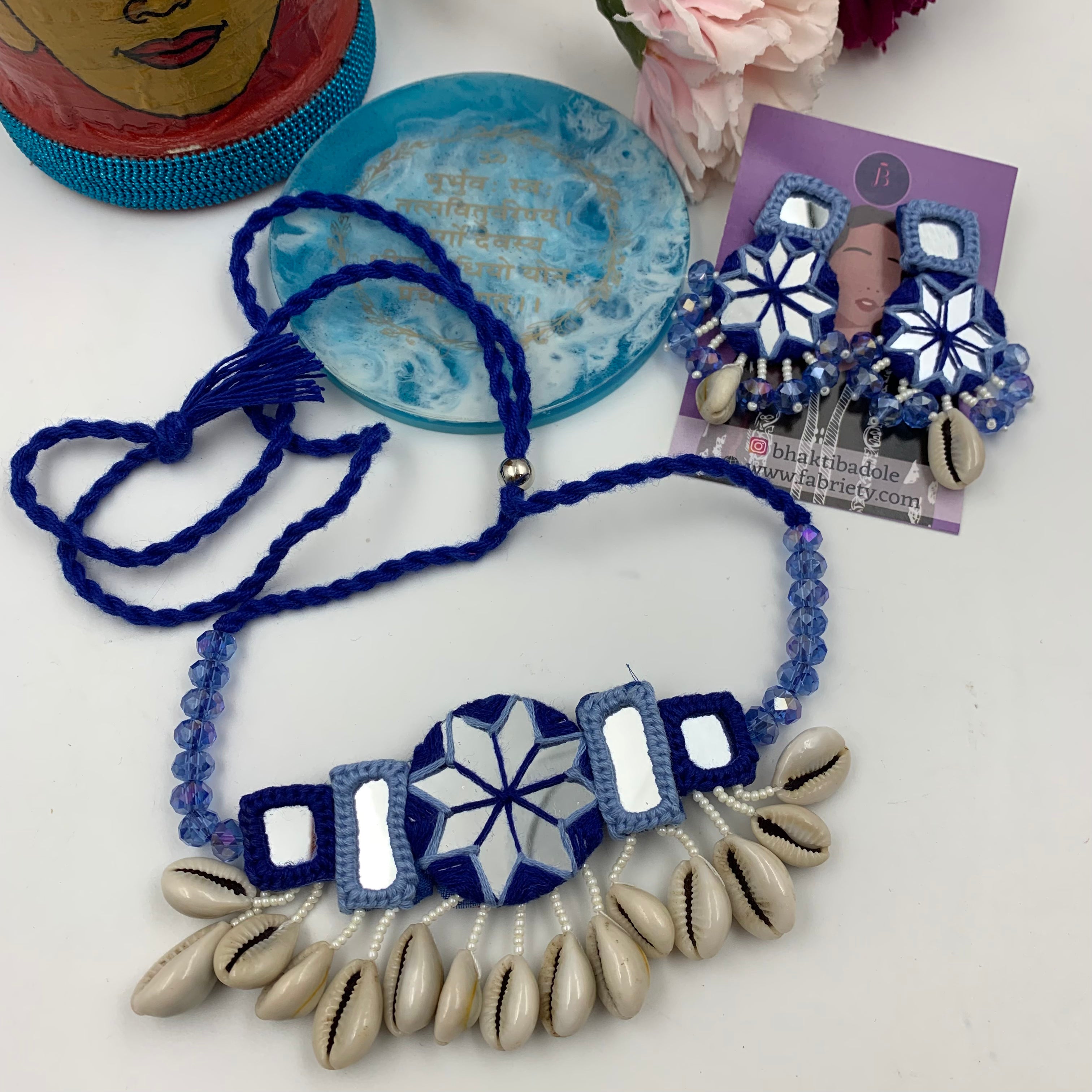 Mirror Choker Set- Circular