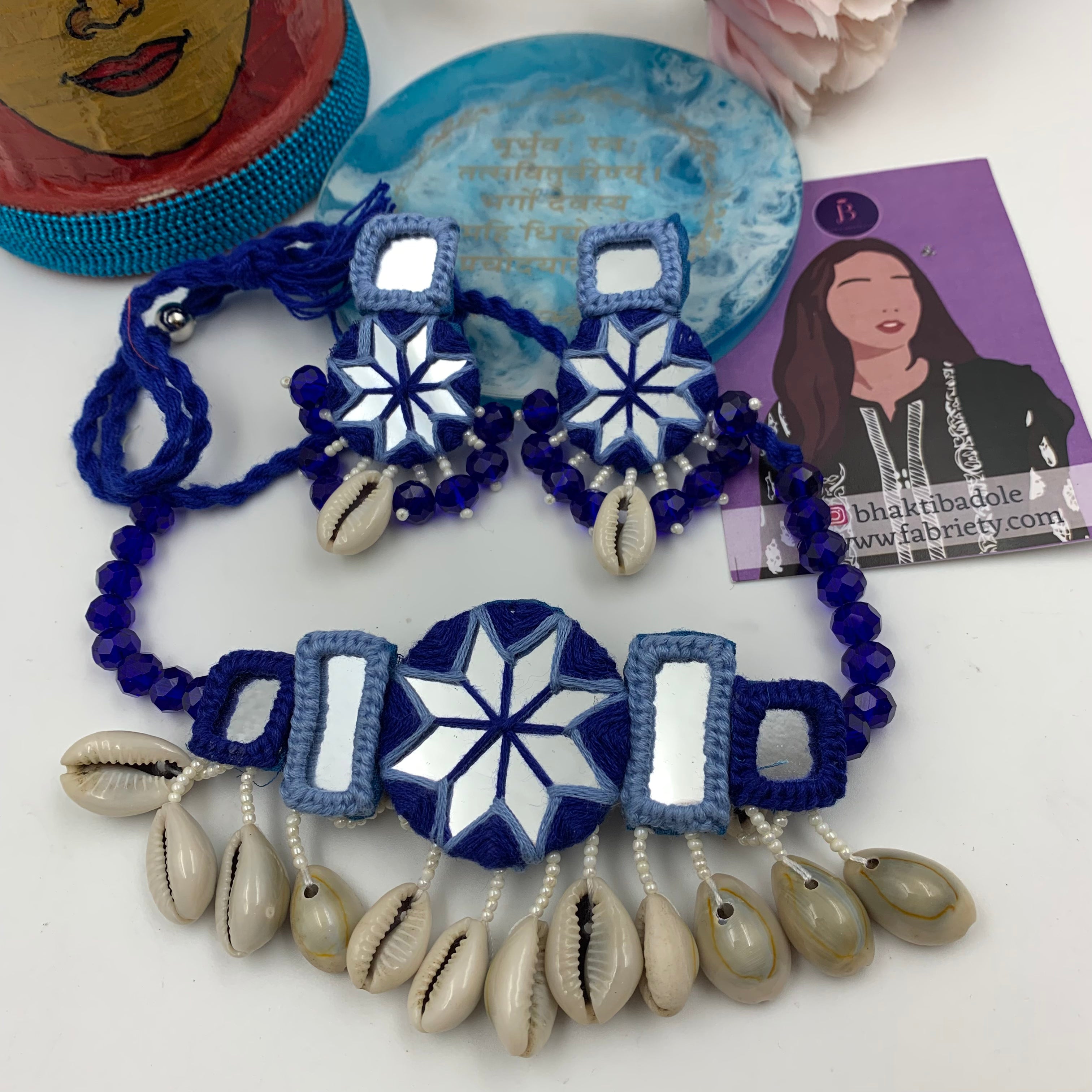 Mirror Choker Set- Circular