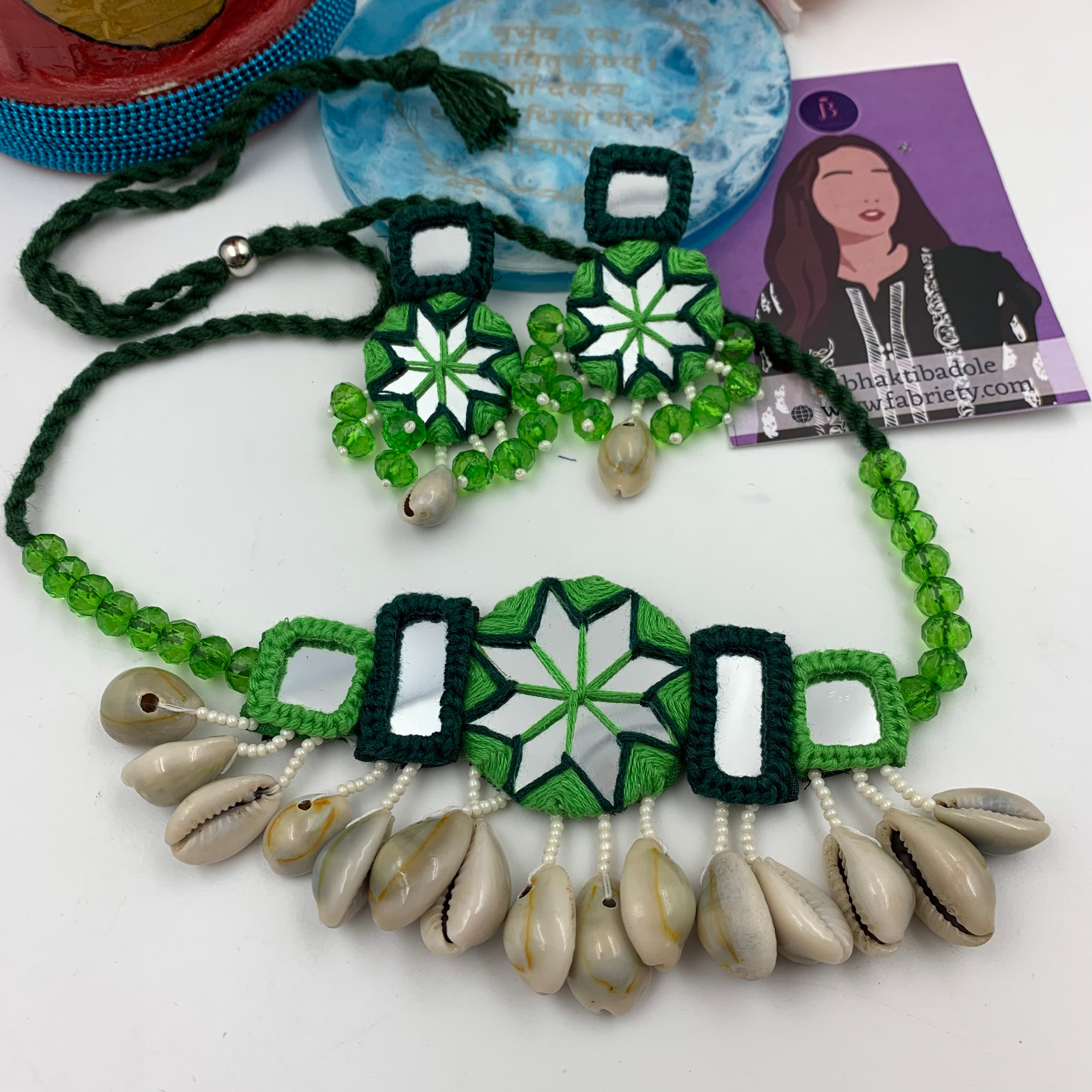 Mirror Choker Set- Circular