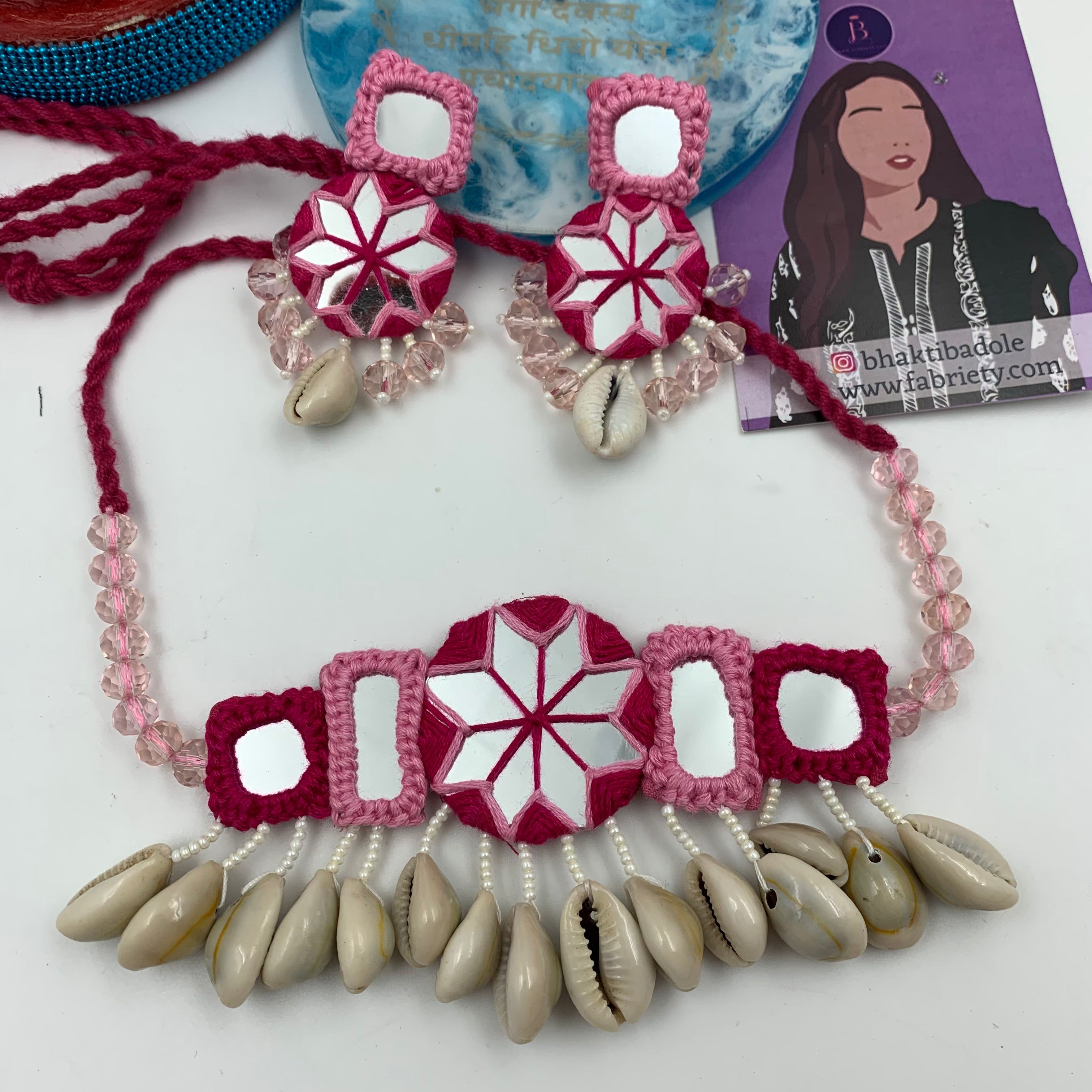 Mirror Choker Set- Circular