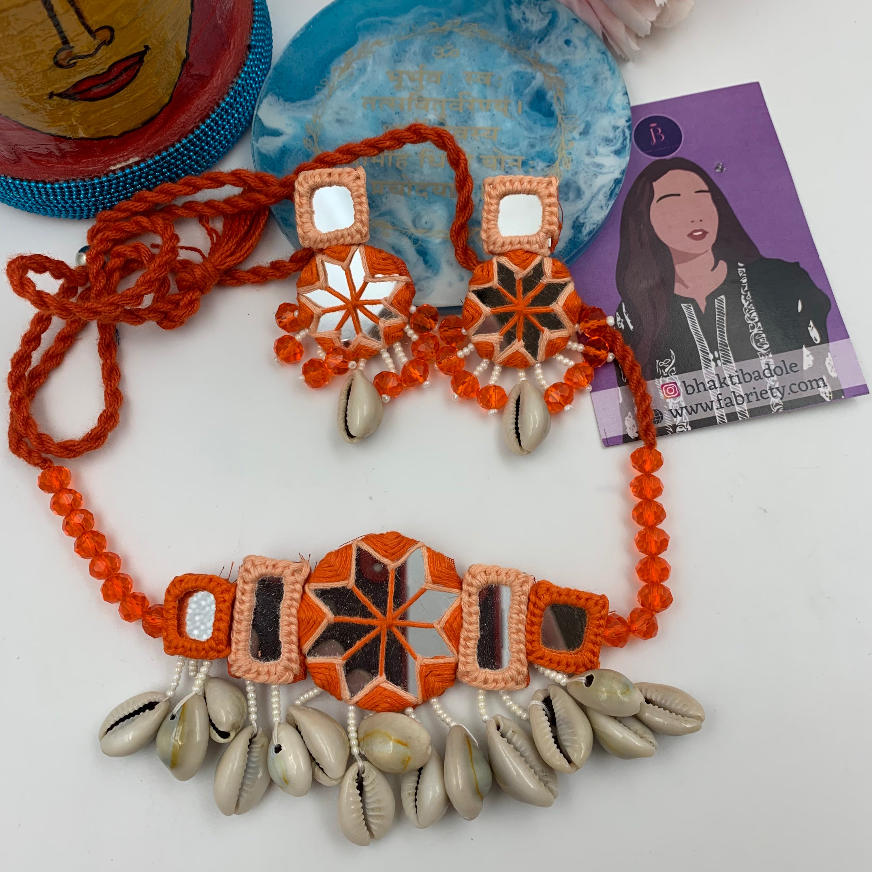 Mirror Choker Set- Circular