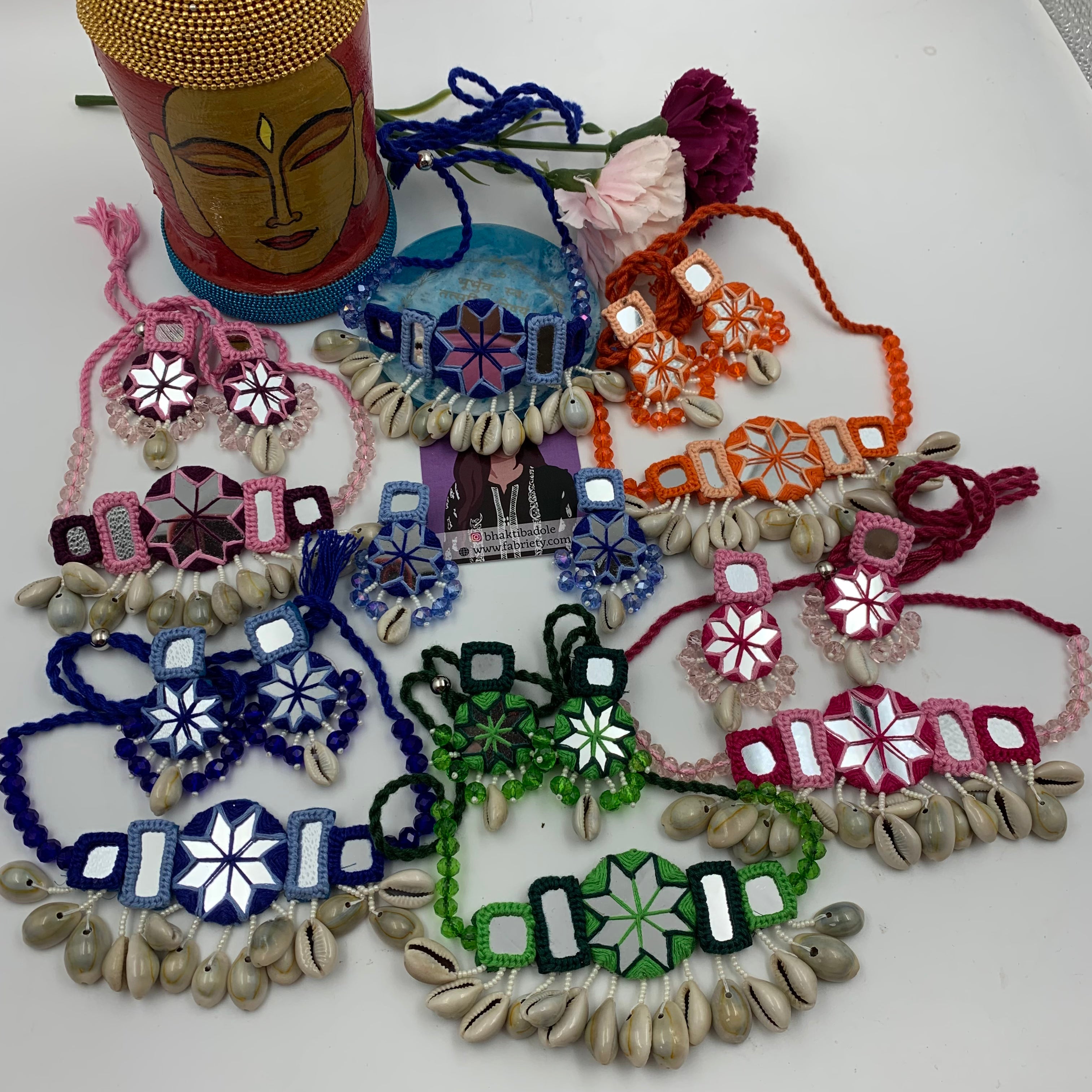 Mirror Choker Set- Circular