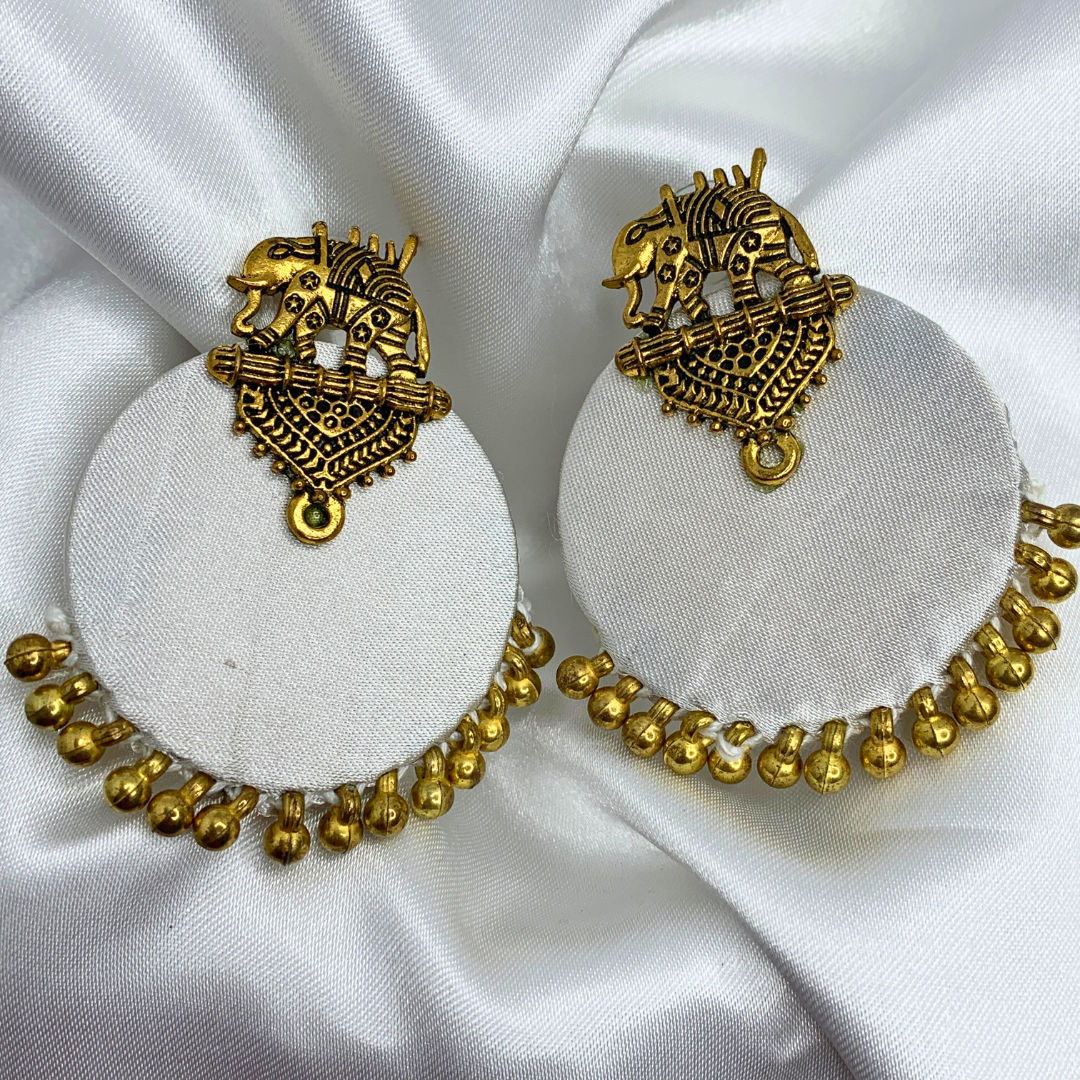 Elephant Studs - Fabric