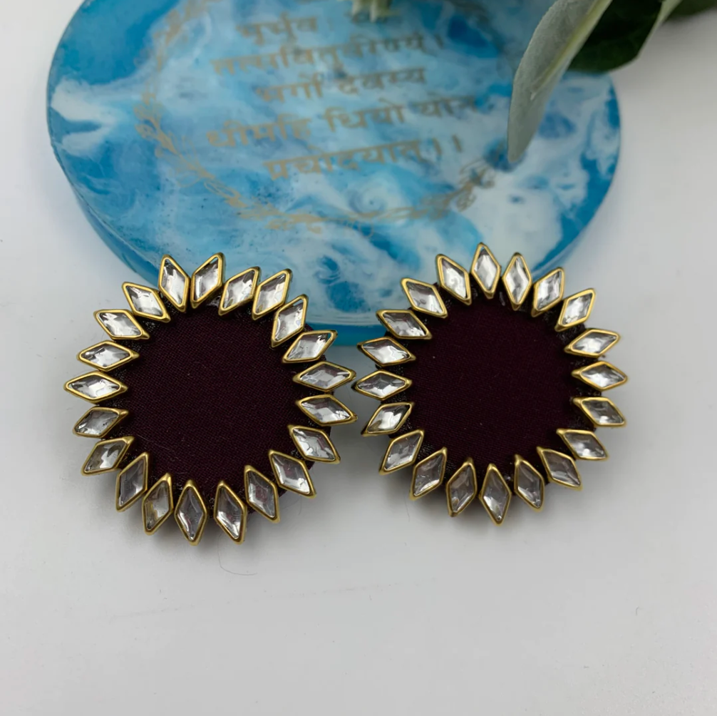 NWOT House of Harlow 1960 OPEN LOOP threaded Earrings | eBay