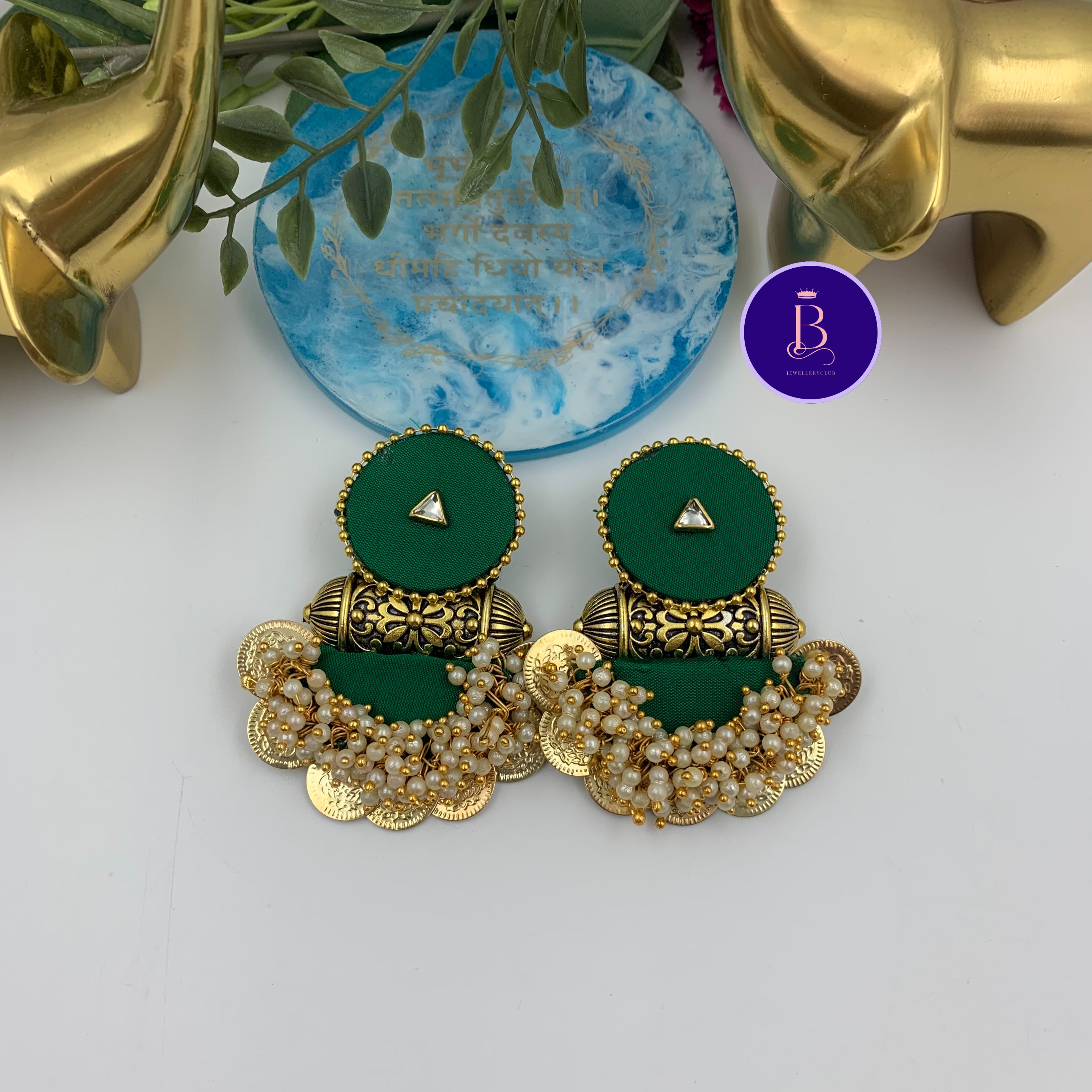 Circular Stud Tabiz Earrings