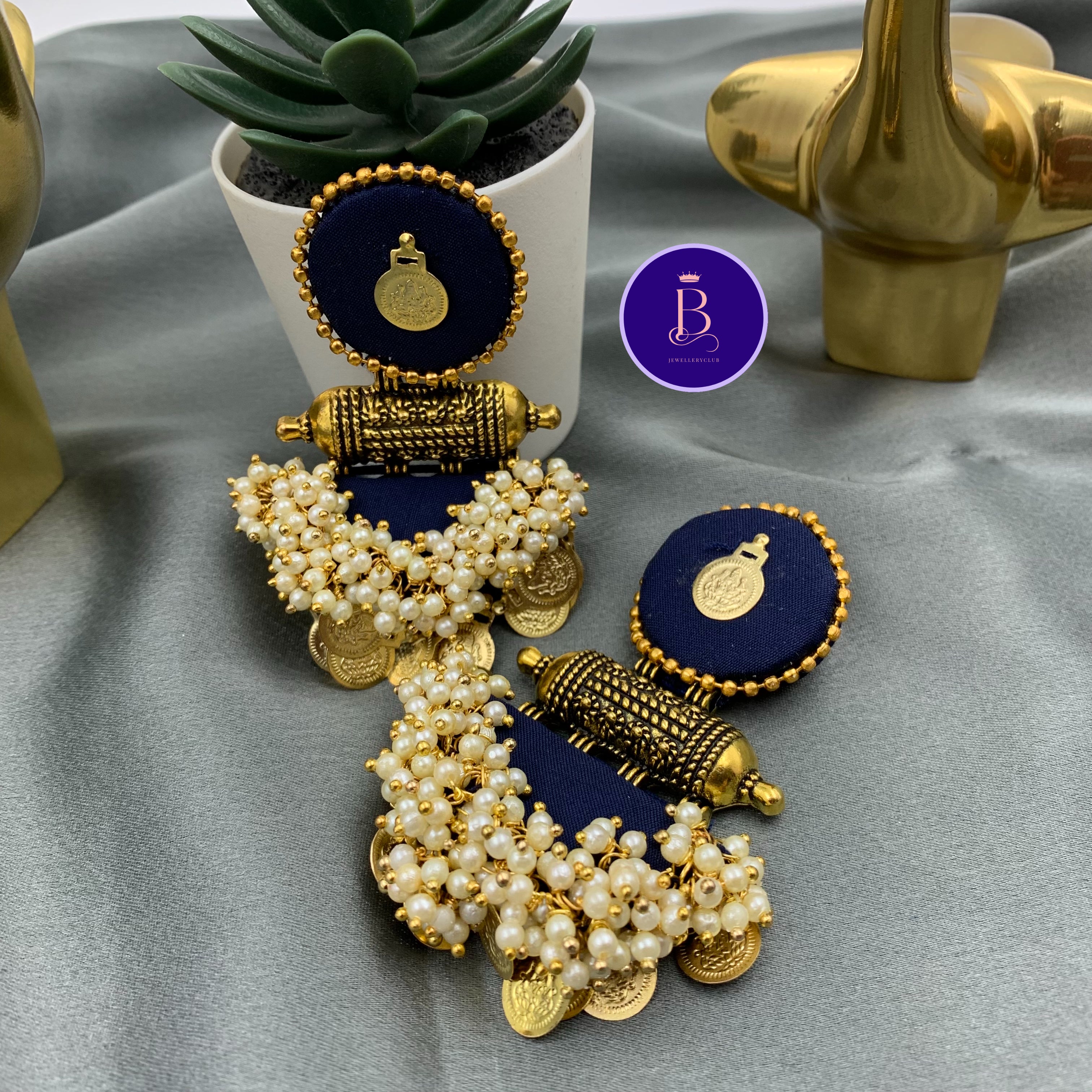 Circular Stud Tabiz Earrings